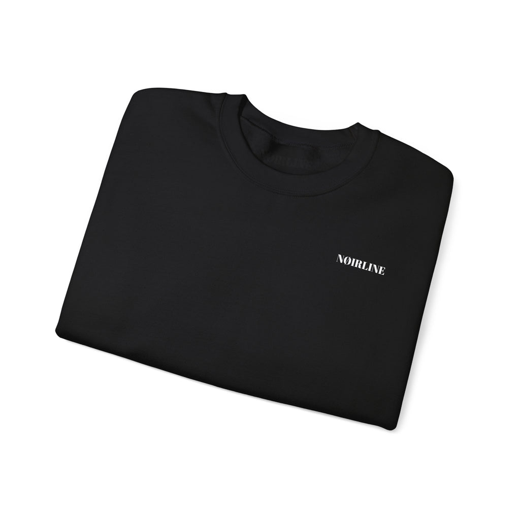 Noirline Glitch Crewneck Sweatshirt — Retro TV Graphic